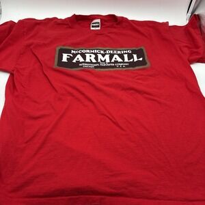 Vintage McCormick Deering Farm all International Harvester T-shirt 1992 2XL
